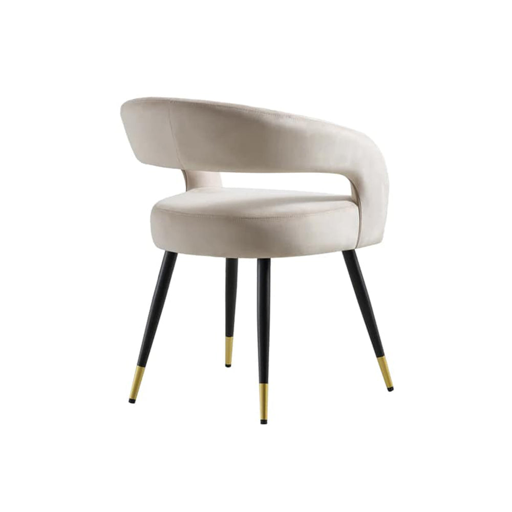 Bentlee Accent Chair Beige | Upholstered Accent Chair Warm Beige