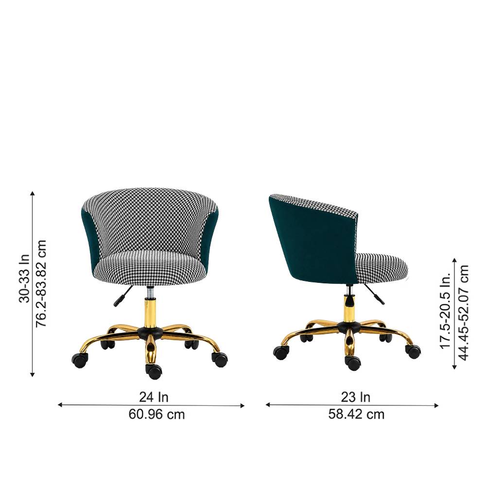 paolo Office Chair| Teal