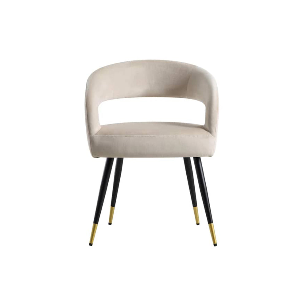 Bentlee Accent Chair Beige | Upholstered Accent Chair Warm Beige