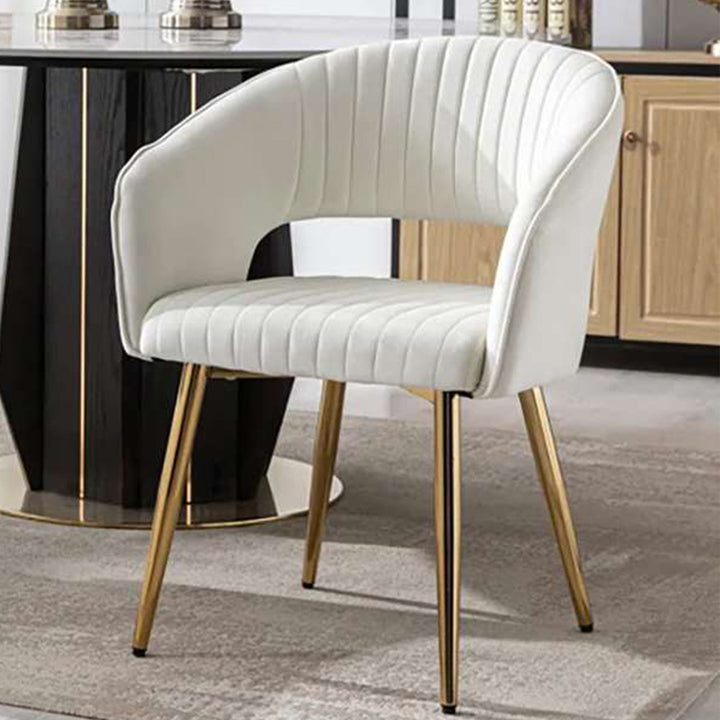 Ayatt Accent Chair Beige | Contemporary Armchair Soft Beige