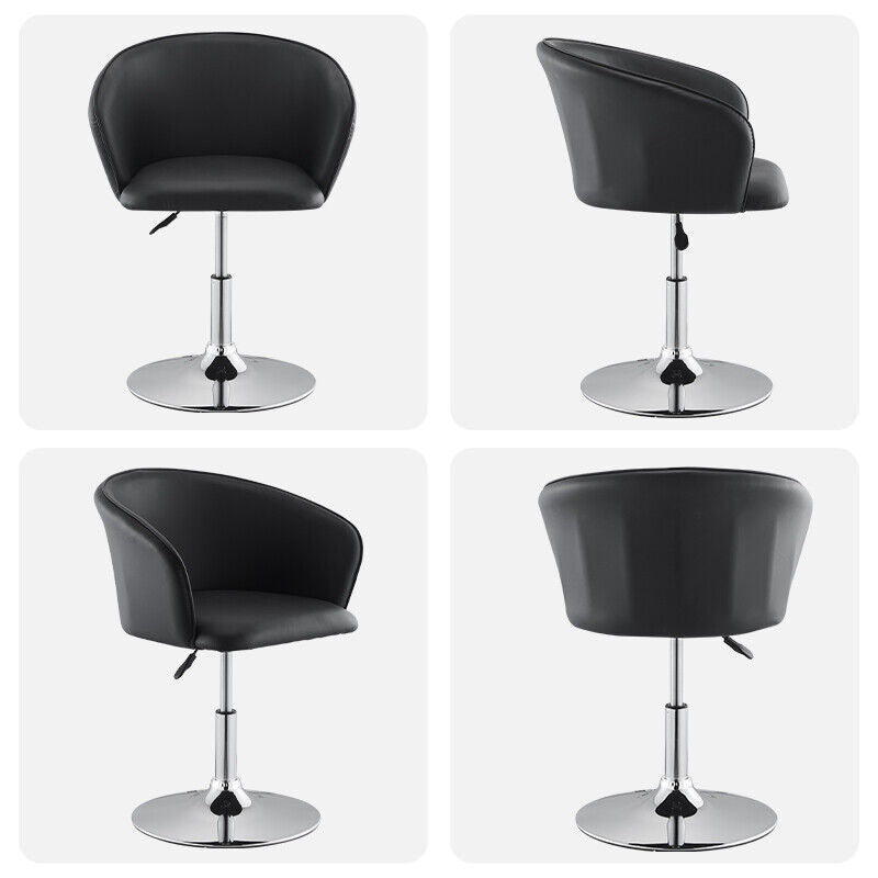Homy Swivel Bar Stool/Chair - Black