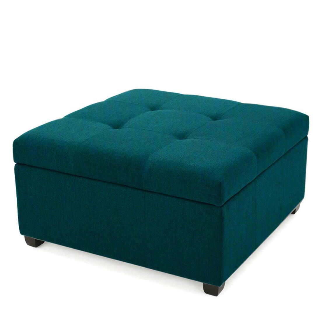 Falan Ottoman In Teal