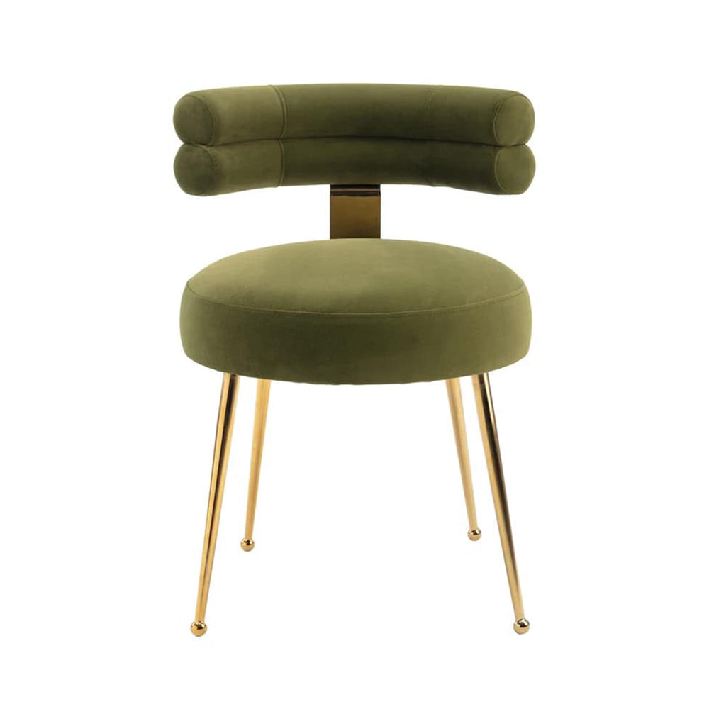 Swizzy Accent Chair Green | Soft Cushion Accent Chair Leaf Green