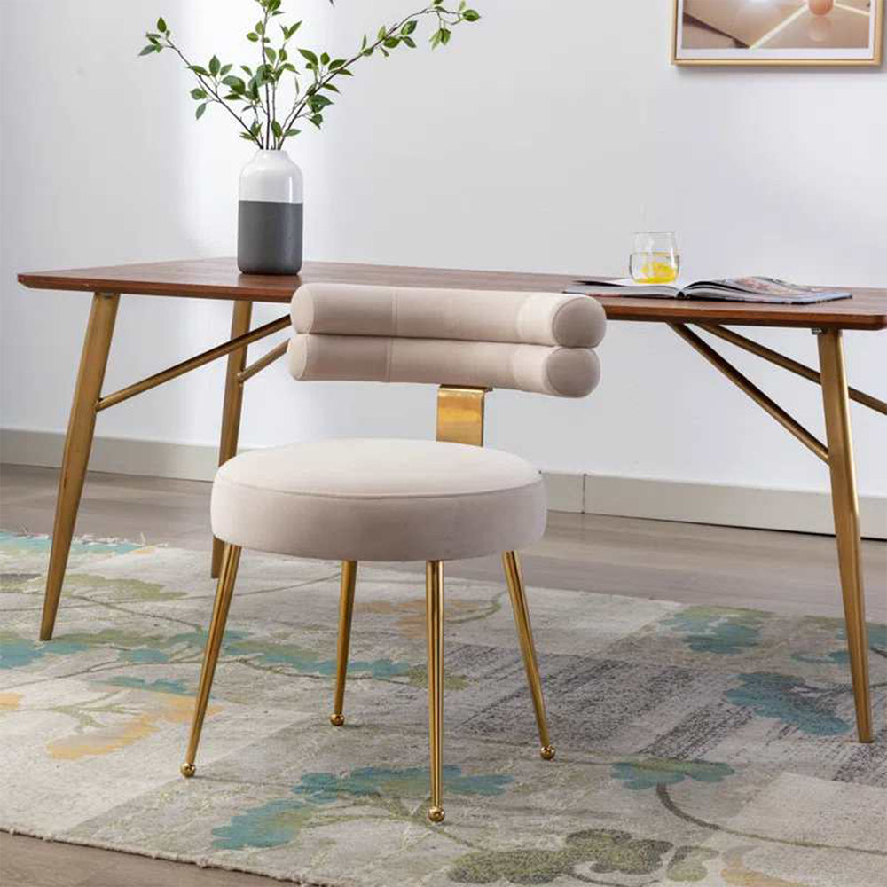 Swizzy Accent Chair Beige | Soft Cushion Accent Chair Cream Beige