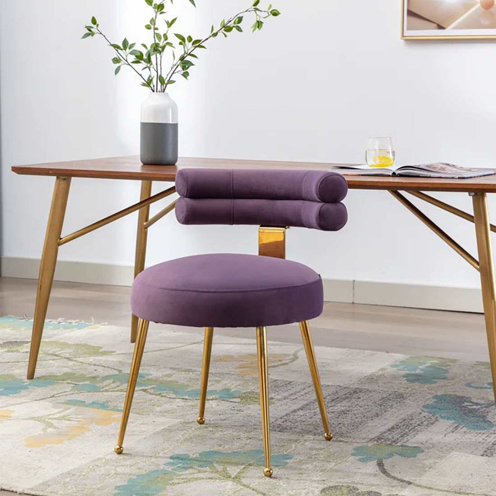 Swizzy Accent Chair Purple | Soft Cushion Accent Chair Violet Purple