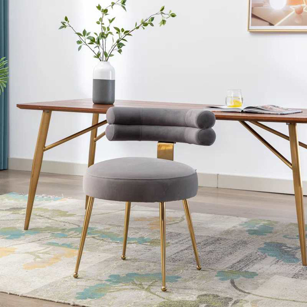 Swizzy Accent Chair Grey | Soft Cushion Accent Chair Mist Grey