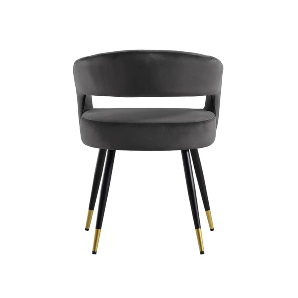 Bentlee Accent Chair Black | Upholstered Accent Chair Jet Black